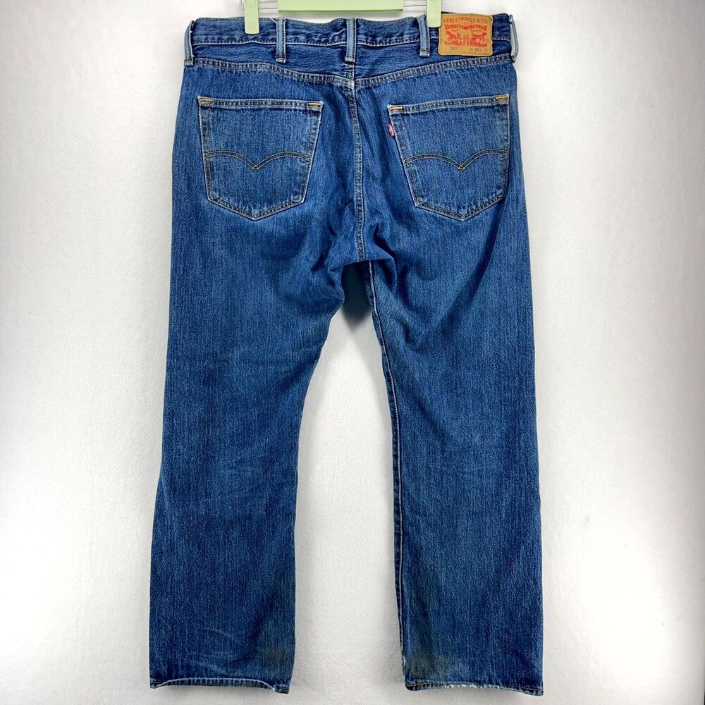 Levi Strauss & Co. 501 xx Button Front Blue Jeans Mens Size 38 x 30 - Picture 2 of 12